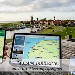 Frieda - Gulfhof Nahe Greetsiel Mit Sauna, Garten & 3 Schlafzimmern