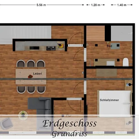 Lejlighed Frieda - Gulfhof Nahe Greetsiel Mit Sauna, Garten & 3 Schlafzimmern Krummhörn